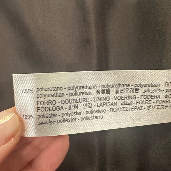 Zara Women Green Vegan Leather Western Jacket Size Small pearl button snaps - Picture 9 of 12